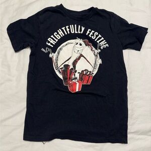 Disney Jack Skellington 'Frightfully Festive' Kids T-Shirt size 6/7